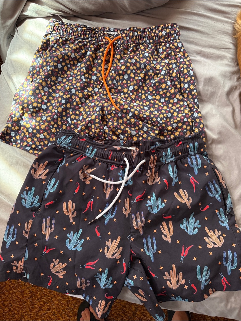 Two pairs of men’s Swim Trunks